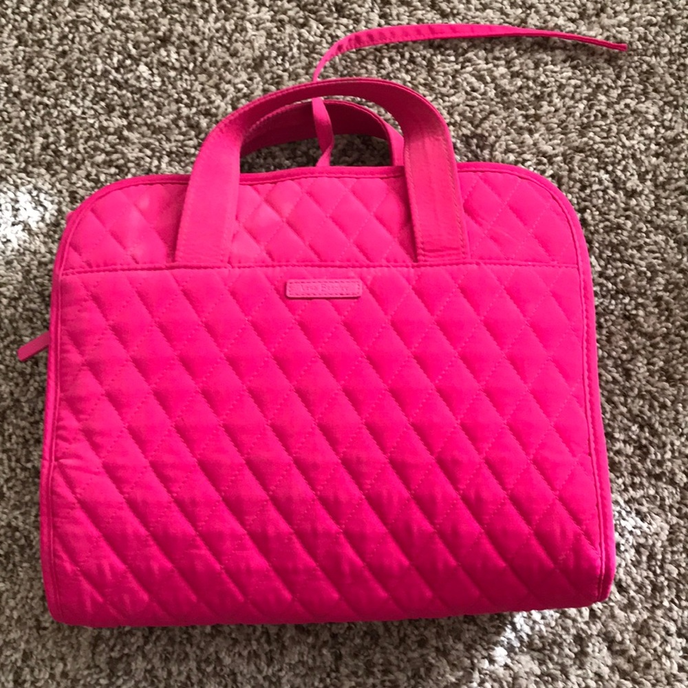 Vera Bradley pink hanging cosmetic bag